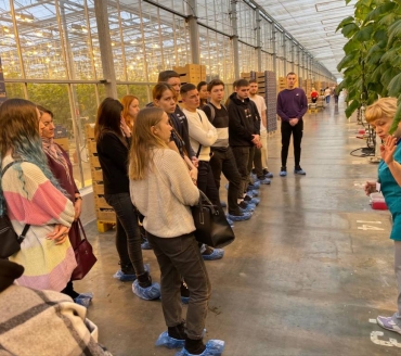 Студенты Новосибирского ГАУ посетили тепличный комбинат «Новосибирский»