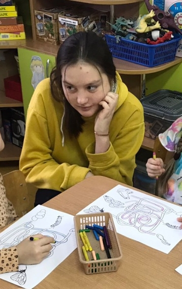 Студенты ИЭПБ провели занятия с детьми в детском саду.