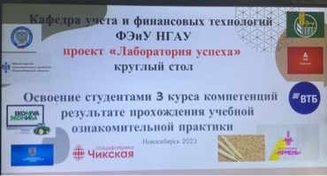 13 ноября в рамках проекта кафедры Учета и финансовых технологий НГАУ