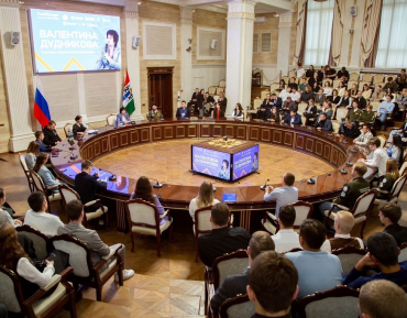 Студенты Новосибирского ГАУ на встрече в рамках проекта ГосСтарт.Диалог