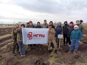 Студенты Новосибирского ГАУ приняли участие во Всероссийской акции «Сохраним лес»